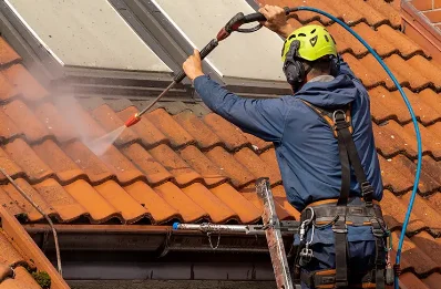 Démoussage et hydrofuge de toiture à Erlon